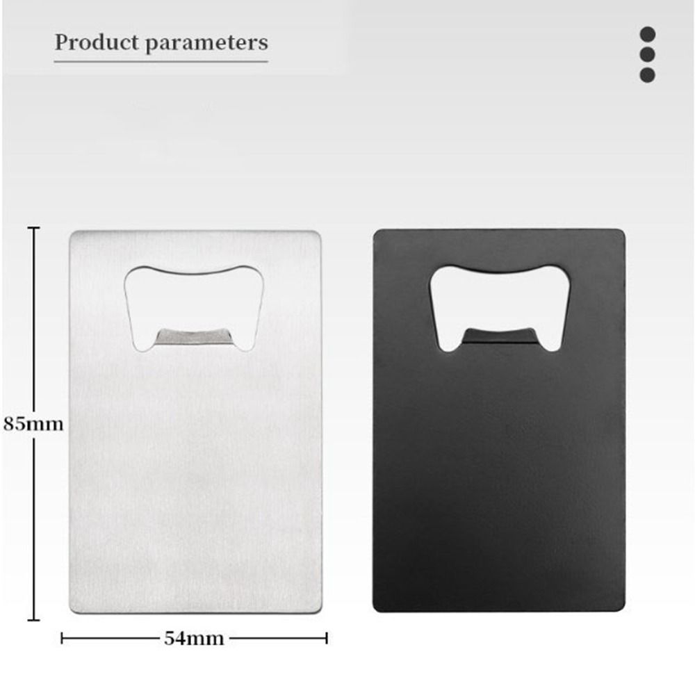 85*54mm Bottle Opener Metal Wallet Bottle Opener High Quality Credit Card Bottle Tool