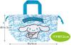 Skater Lunch Drawstring Ushiro and Made in Children's Bag, Cinnamoroll, Shiro, Sanrio, Japan, KB7-A