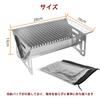 Compact Stainless Steel Fire BBQ Serves Adjustable Carbon Plate Quickly Deploys and Includes Storage Foldable Pit, Stove, 2-4 People, Height, Stores,