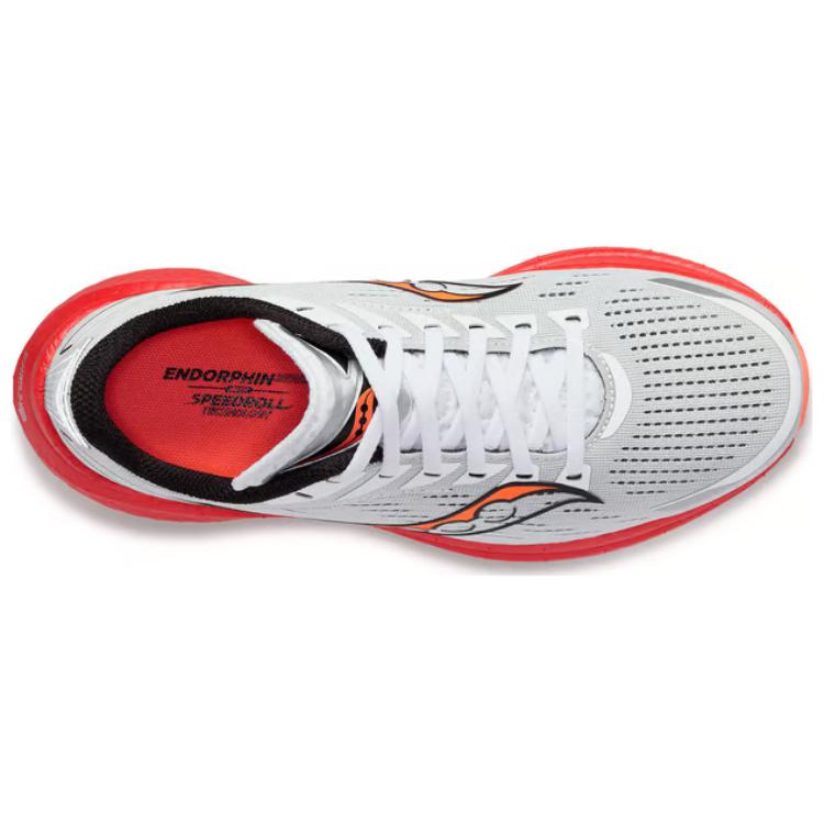 SAUCONY Кроссовки унисекс Endorphin Speed 3 White ViZiRed черные S20756-85