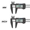 Black Digital Ruler 150mm Electronic Digital Caliper Carbon Fiber Dial Vernier Caliper Gauge Micrometer Measuring Tool