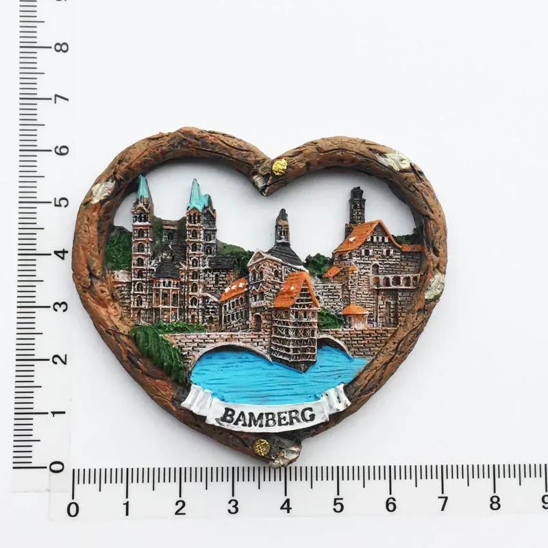 Немецкие магниты на холодильник Берлин Франкфурт Гамбург Фрайбург Мюнхен Нойшванштайн туристические сувениры магнитные наклейки путешествия подарки