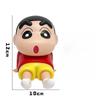 Crayon Shin-Chan Phone Holder Kawaii Anime Desktop Ornaments Cartoon Watching TV Phone Support Cute Doll Decorations Toy Gifts