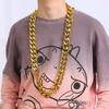 Douyin Hip-Hop Plastic Necklace: Exaggerated Gold Chain for Social Media Style