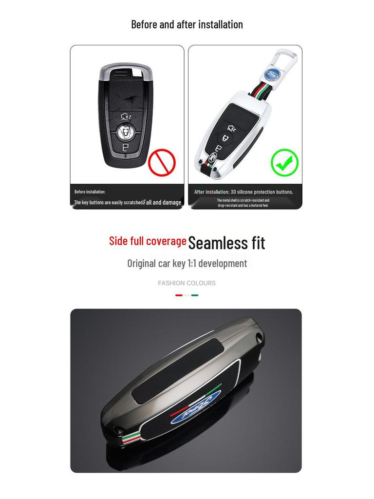 20 чехлов для ключей Ford для Mustang, Escort, Explorer, Everest, Escape, Edge