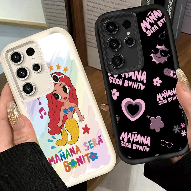 Phone Case for Samsung Galaxy S26 S25 Ultra S24 FE Karolg M-Manana Sera B-Bonito Shell S23 Plus S22 + S21 S20 5G Soft Silicone F