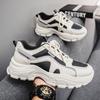 Autumn Men's Shoes New Breathable Little White Shoes Men's Trend Versatile Platform Sports Shoes Casual Running Dad Trendy Shoes