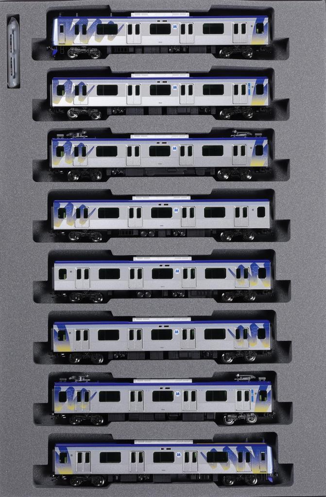 KATO N Gauge Yokohama Minatomirai Railway Y500 Series with Additional Model Train Antennas, 8-Car Set, 10-1996,