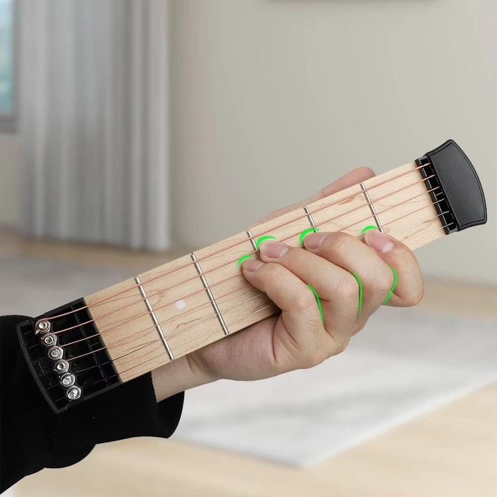 Maple Wood Guitar Chord Trainer 6 Fret Guitar Neck Chord Trainer Practice Tool