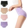 High Waist Women's Panties Lace Women's Large Size Panties Solid Color High-waisted Triangle Panties Underwear Briefs