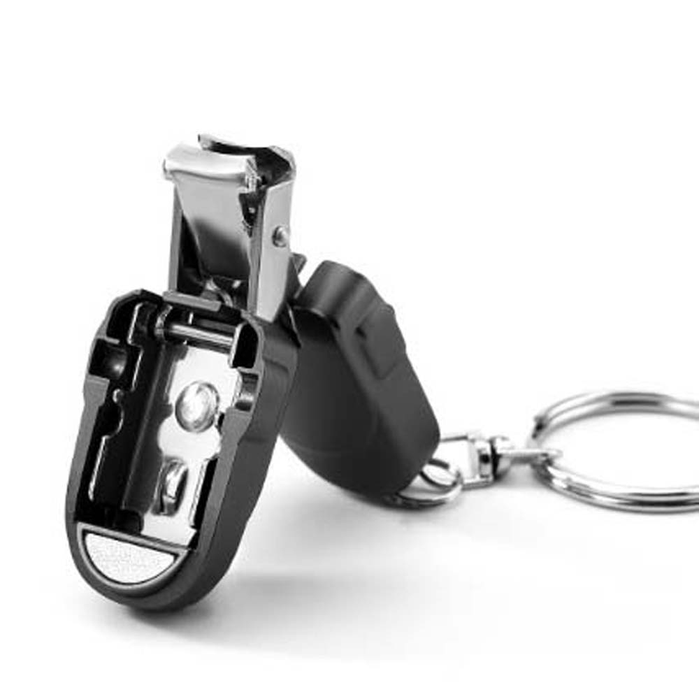 Мини-щипчики для ногтей из нержавеющей стали в виде ключа от машины, брелок для ногтей, инструменты для ногтей