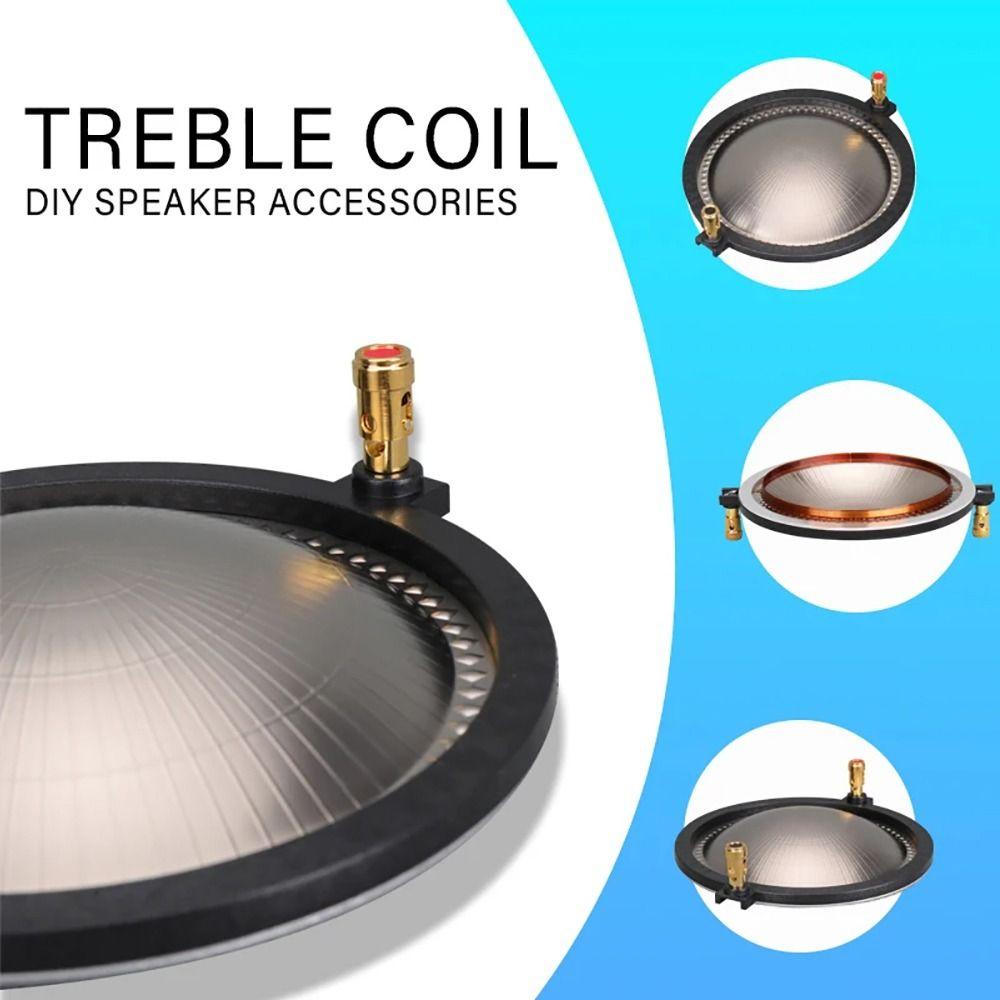 Новый 1 шт. Титановая пленка Твитер Звуковая катушка Мембрана Медная проволока DIY Детали Высокочастотный динамик Аксессуары для ремонта