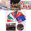 Яркая гирлянда Евро-2021 10 м полиэстеровые флаги для международного футбольного украшения