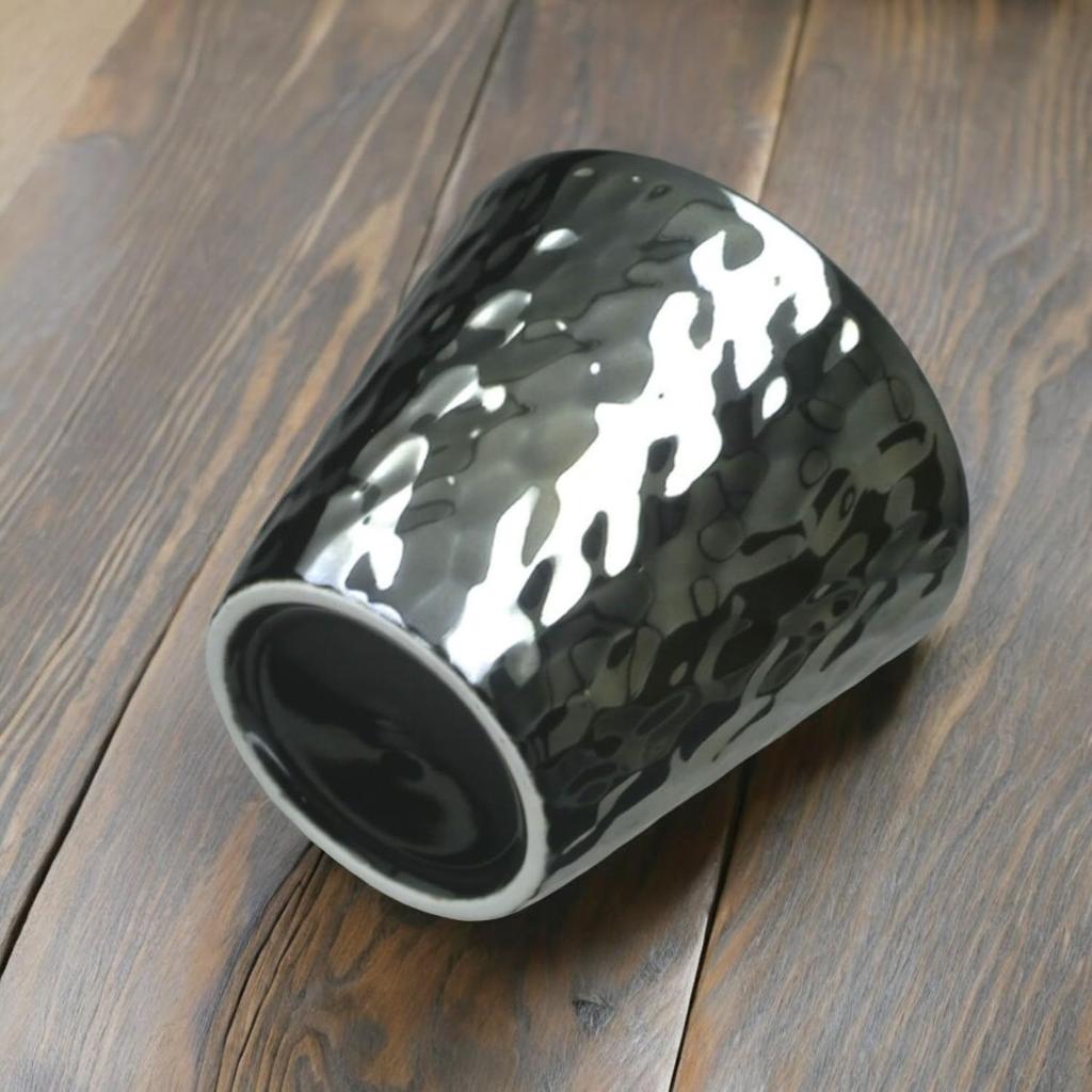 Рок Черный Посудомоечная машина и Микроволновая печь Сделано в Японии J-kitchens Кружка, Меняющий Цвет Блеск, 300 мл, Безопасный,