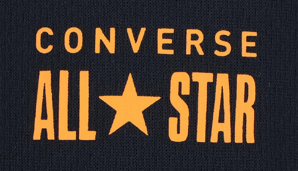 Баскетбольная футболка с коротким рукавом с принтом [Converse] Футболка Черный/Оранжевый