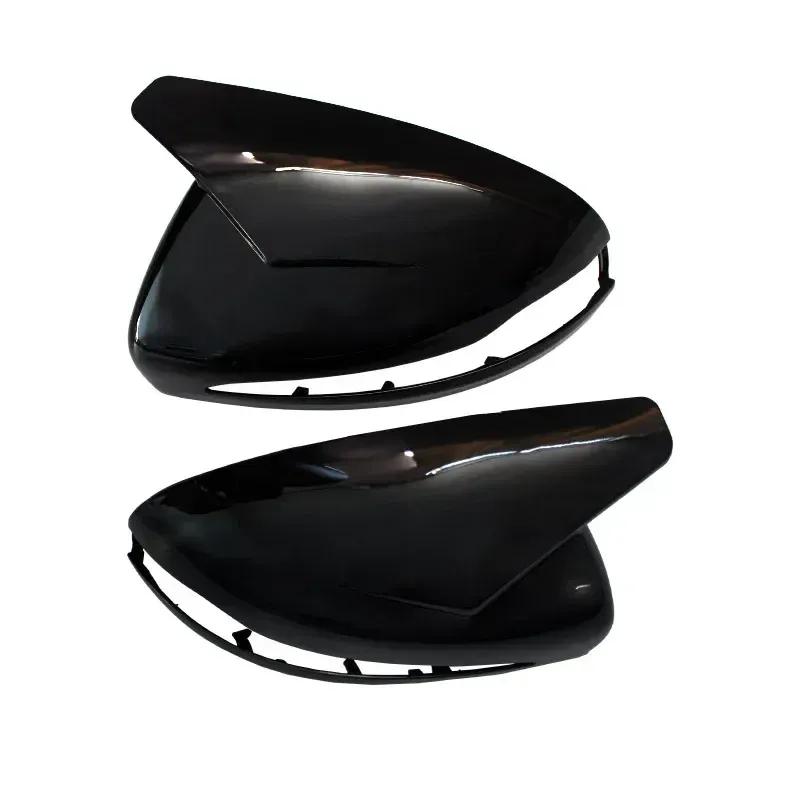 Mirror Caps Glossy Black Cover Car Accessorie For Mercedes-Benz E GLC S C Class W205 W213 X253 W222 W238