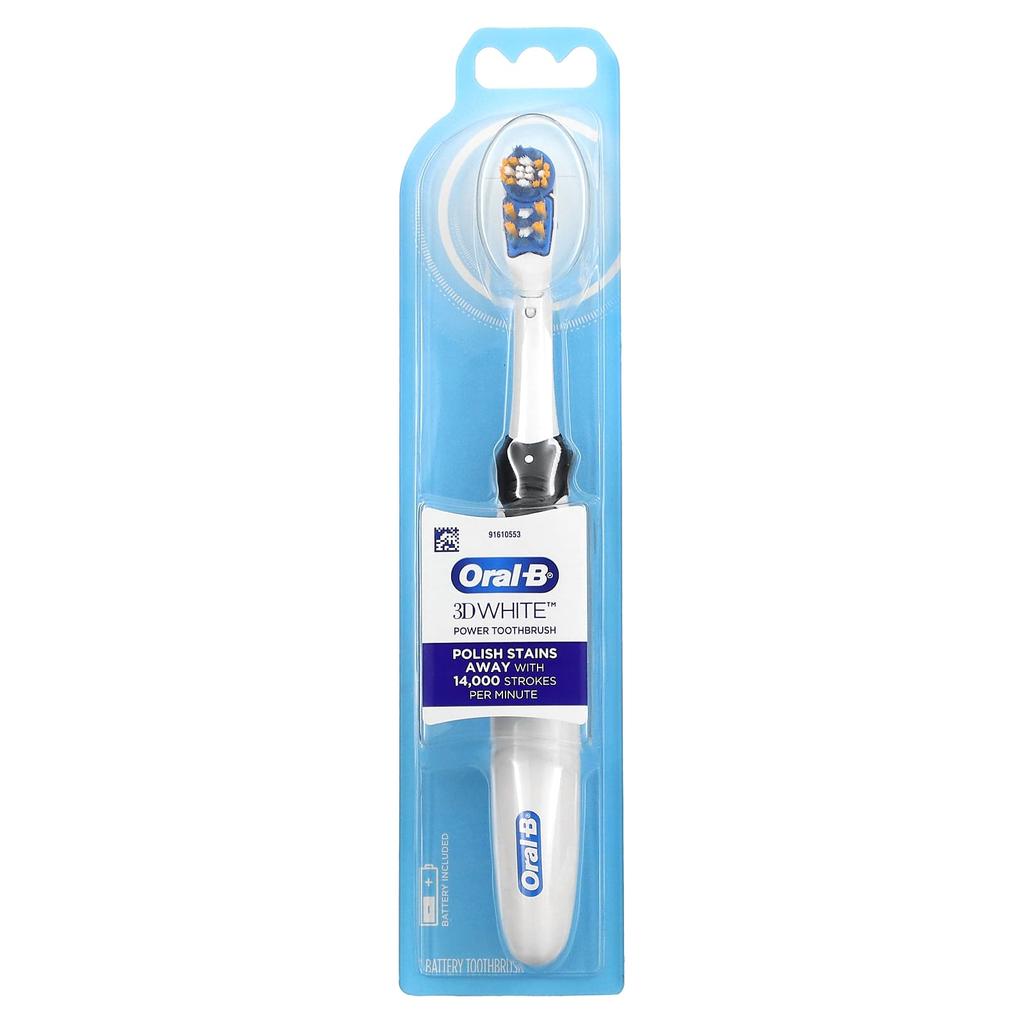Oral-B 3D White, электрическая зубная щетка, 1 зубная щетка