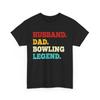 Bowler Dad Husband Dad Bowling Bowlers Men Daddy Father's Day Shirt