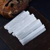 Natural White Selenite Gypsum Sticks Irregular Reiki Mineral Specimen Healing Crystal Wand Diy Jewelry Pendant Making Stone
