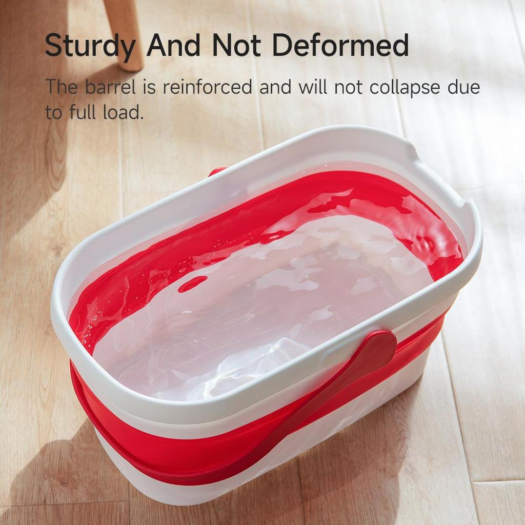 Складное ведро Xiaomi Yijie большой емкости, небольшого размера, емкость 12 л, складная высота хранения 6 см | Многофункциональный инструмент