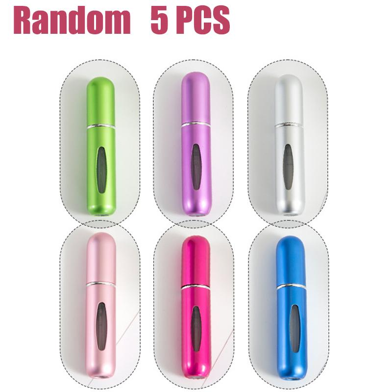 5Ml Perfume Refill Bottle Portable Mini Refillable Spray Can Perfume Pump Empty Cosmetics Container Travel Tool Thermal Atomizer