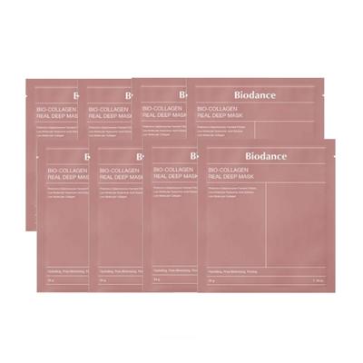 Biodance Bio Collagen Real Deep Mask Sleep Mask Pack Hydrogel Pore Care, 8 шт., 1 шт.
