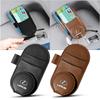 Hot New Leather Car Styling Car Glasses Clip Sun Visor Multi-function Sunglasses Clip For Lexus ES