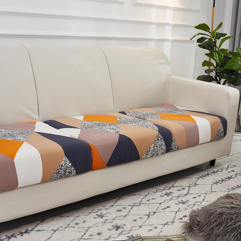 Чехол на диван с геометрическим принтом, эластичный, стрейч, защитный чехол для углового дивана, кресла, мебели, с дизайном легкой посадки