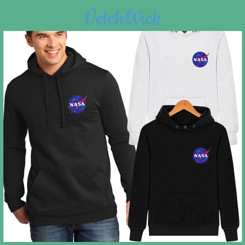 Suéter De La Nasa Nasa Print Unisex Hip Hop Hoodie Pullover 2018