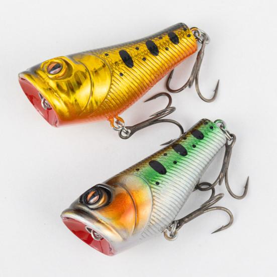 5.5CM/9G Topwater Fishing Lure с двойными крючками Реалистичная плавающая бионическая искусственная пластиковая твердая приманка для пресноводной соленой воды Рыболовные принадлежности