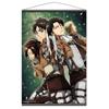 Attack On Titan B2 Tapestry E Levi Erwin [Eren & & & Hanji]