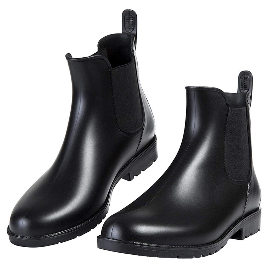 Riding Boots Short Boots Women's Rain Boots Slip Resistant Water Boots