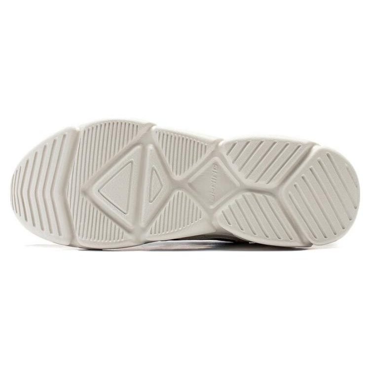 Li Ning Flowing Fire амортизирующие нескользящие износостойкие повседневные туфли с низким верхом мужские повседневные туфли белые синие AGCT387-1