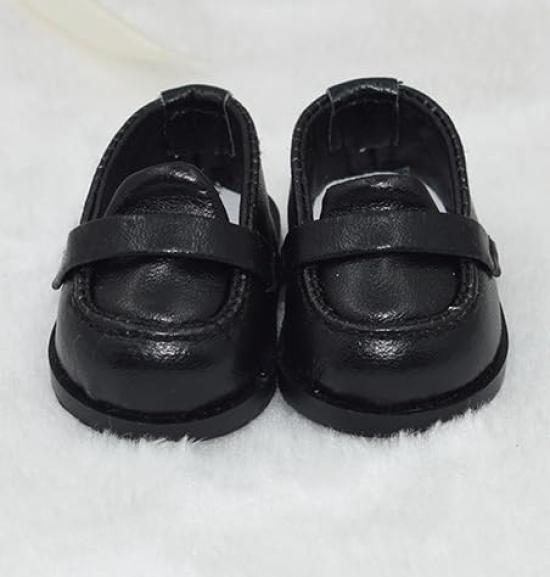 AXLUCE Мягкая игрушка - Обувь - Мягкая одежда - 20 см Кожаные туфли Кукольные мокасины (черный)