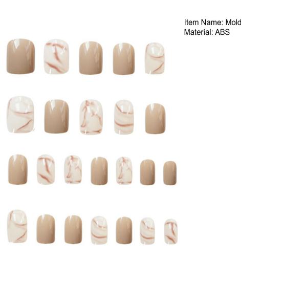24 шт., накладные ногти с клеем, наращивание ногтей из АБС-пластика, набор искусственных ногтей для красивых девушек, принадлежности для маникюра