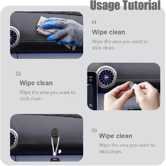 5PCS Car Dashboard Mini Hooks, Car Key Holder, Multifunctional Auto Dashboard Hook, Universal Interior Auto Accessories Self Adhesive Backseat Hanger
