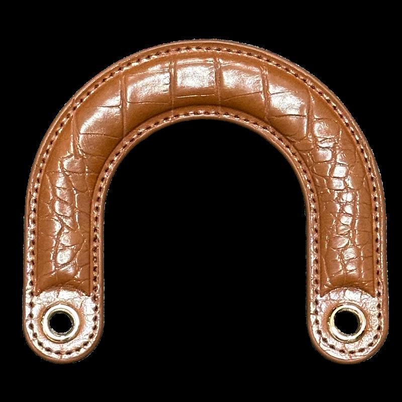 Curved PU Bag Strap Handle - Replaceable Handheld Bag Accessory