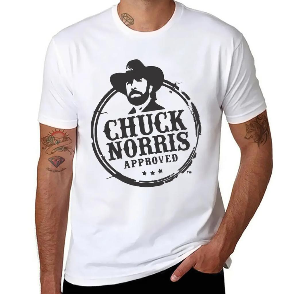 Chuck Norris T-Shirt korean fashion Short sleeve tee boys whites fruit of the loom mens t shirts
