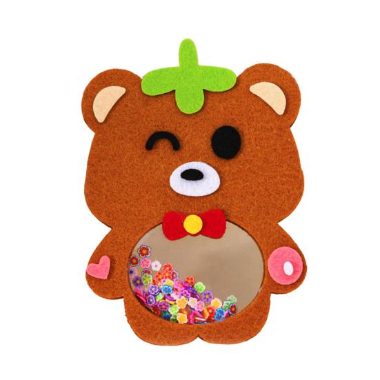 1 комплект, набор для шитья кукол с изображением животных из мультфильмов, набор для шитья из нетканого материала, для поделок, для поделок, для начинающих, для мальчиков и девочек, подарок