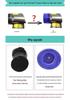 Крышка заднего HEPA-фильтра основного блока двигателя Dyson V7/V8