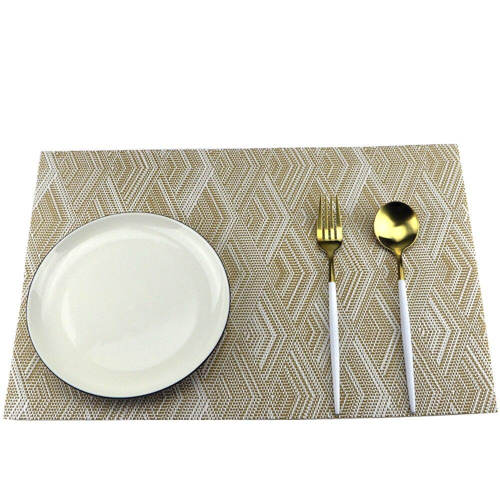 6Pcs/Set Pvc Placemat Dining Table Mats Set Table Bowl Pad Napkin Dining Table Tray Mat Coasters Kids Table Set