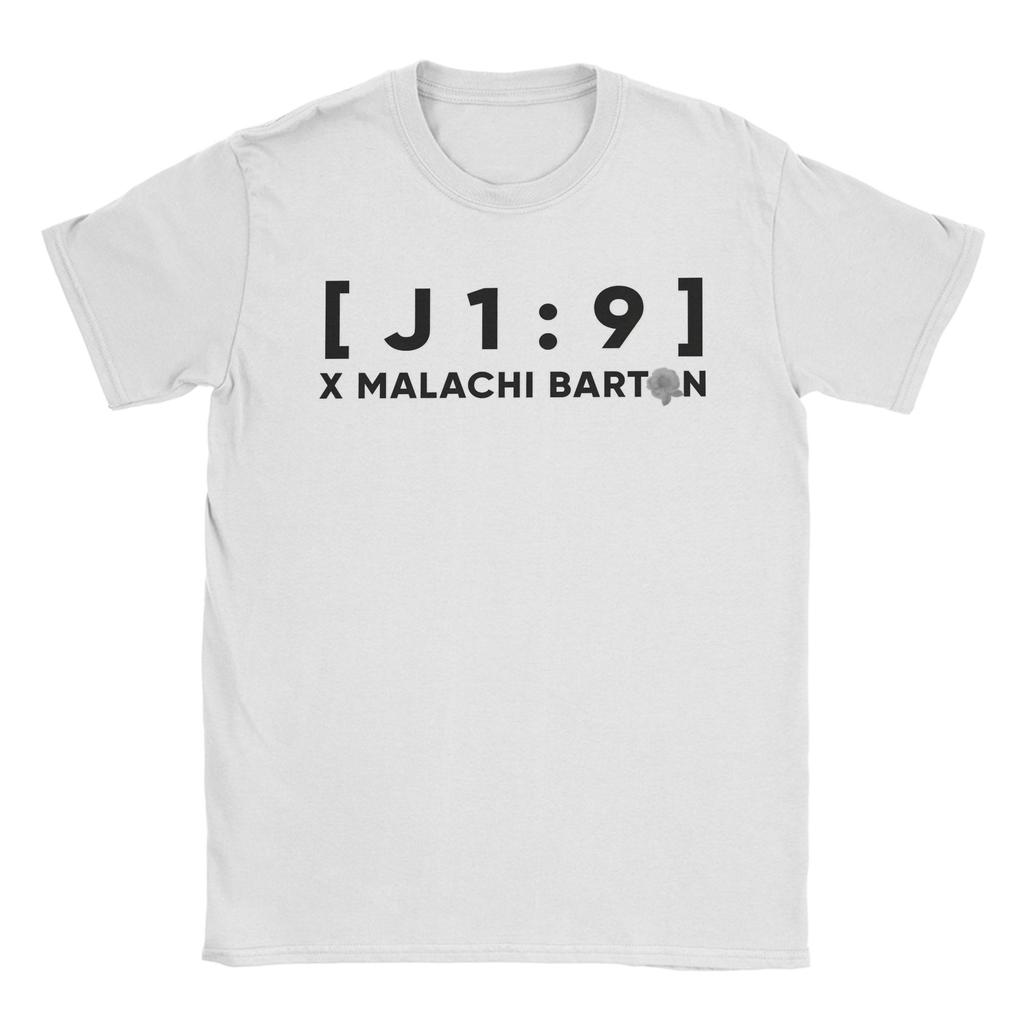 J 1-9 Малаки Бартон Мужская футболка Уникальная футболка с коротким рукавом и круглым вырезом из чистого хлопка с принтом