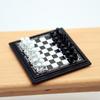 Мини-шахматный набор ретро черно-белая шахматная доска с 32 шахматными фигурами