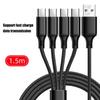 MultiCharging Cable USB C Splitter 4 In 1 MultiCharge Cable Type C Multiple USB CordBraided USB To USB C