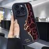 Защитный чехол для телефона с черной пряжкой в виде змеи для iPhone 14-17 Pro Max