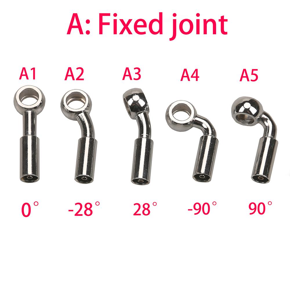Alloy 1pcs hydraulic Reinforced Brake Clutch Oil Hose Line Pipe Banjo Fitting for Motorcycle ATV Dirt Bike Buggy