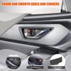 Soft Carbon Fiber Inner Door Bowl Trim Panel Sticker For Subaru Crosstrek 23-24