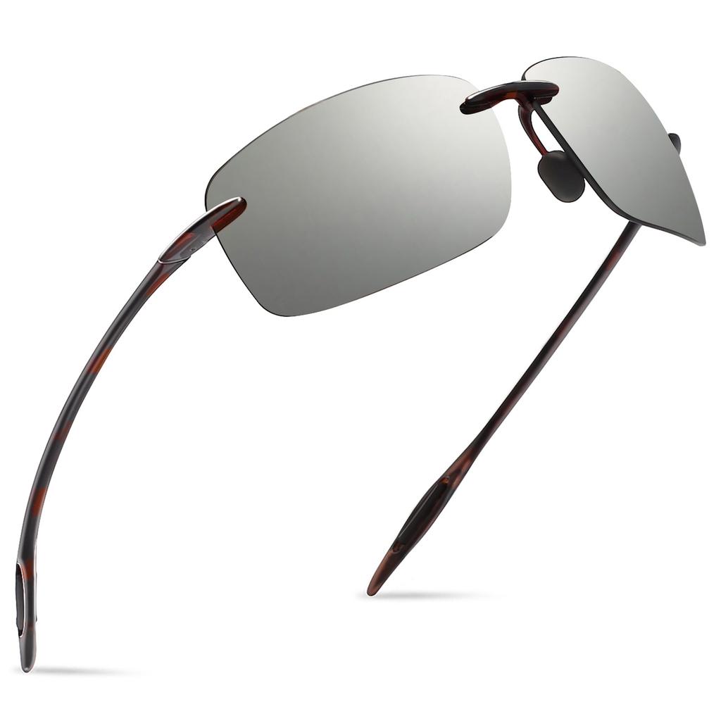 MAXJULI модные спортивные солнцезащитные очки для мужчин и женщин Tr90 без оправы для бега, рыбалки, гольфа, вождения, солнцезащитные очки UV400 MJ8009