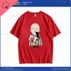 One punch man says Ok cartoon hip hop crew neck casual fashion street wear trend summer comfortable men women universal Tshirt