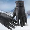 Мужские зимние перчатки из овчины: Ветрозащитный, теплый, утолщенный, идеально подходит для занятий спортом на открытом воздухе